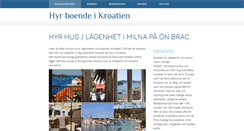 Desktop Screenshot of boendekroatien.com